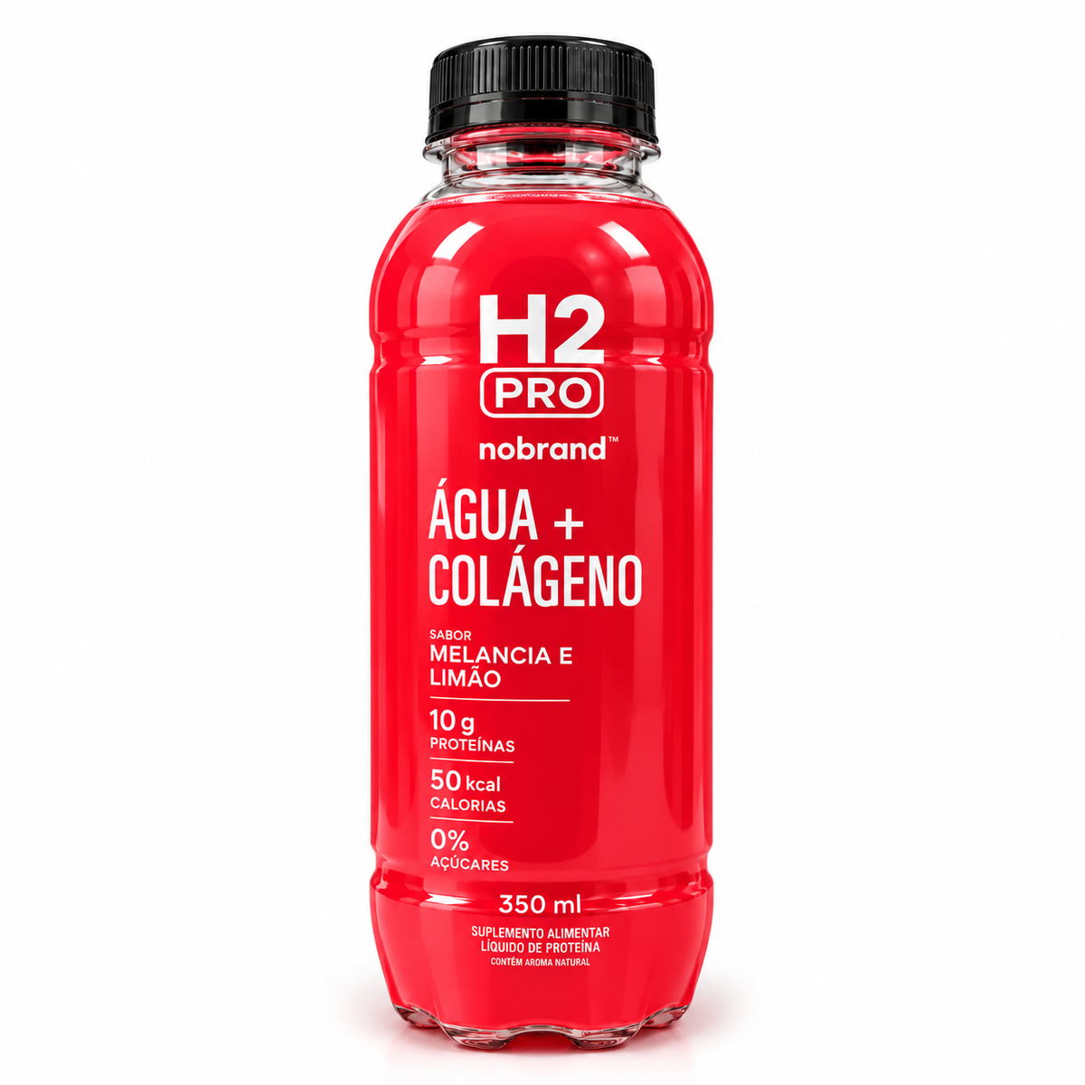 KIT 6x - H2PRO ÁGUA + COLÁGENO 350ML - NOBRAND - HOTBODY