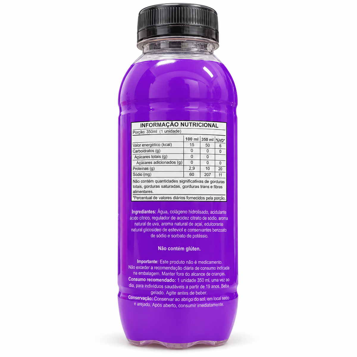 KIT 6x - H2PRO ÁGUA + COLÁGENO 350ML - NOBRAND - HOTBODY