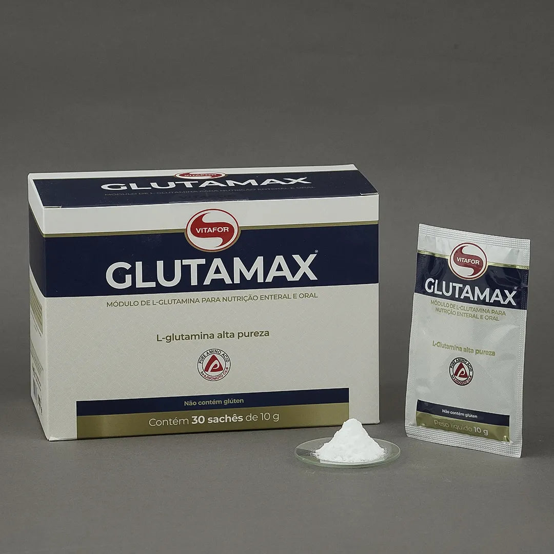 Glutamina - Glutamax - 30 sachês - Vitafor - HOTBODY