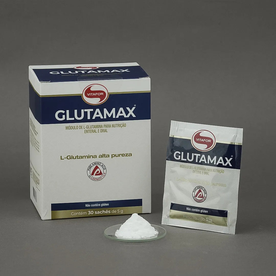 Glutamina - Glutamax - 30 sachês - Vitafor - HOTBODY