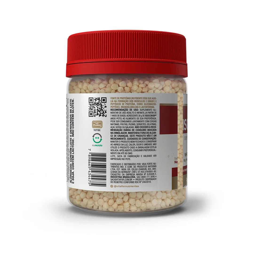 Proteína - Whey Protein - Isocrisp - 60g - Vitafor - HOTBODY