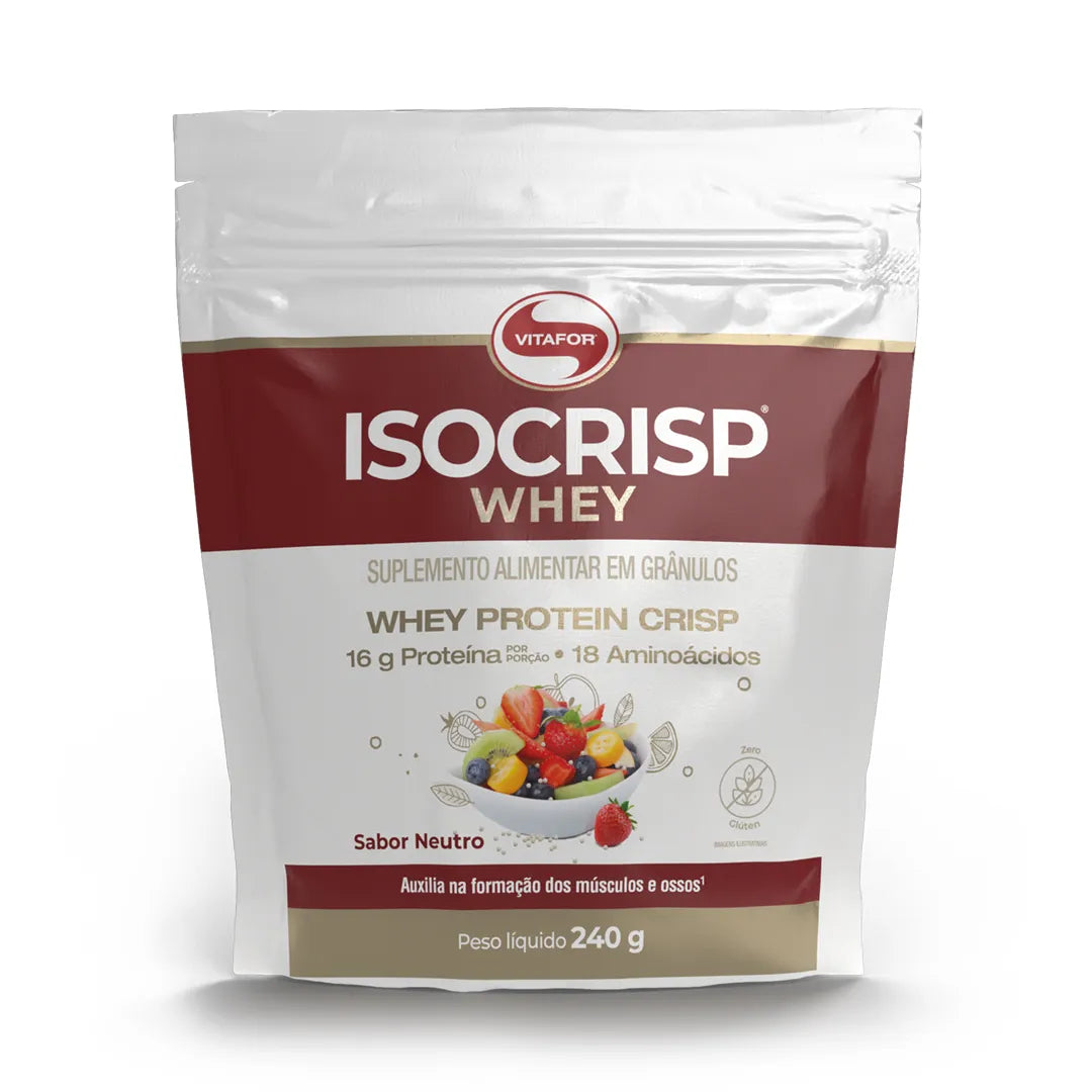 Proteína - Isocrisp Whey - Pouch 240g - Vitafor - HOTBODY