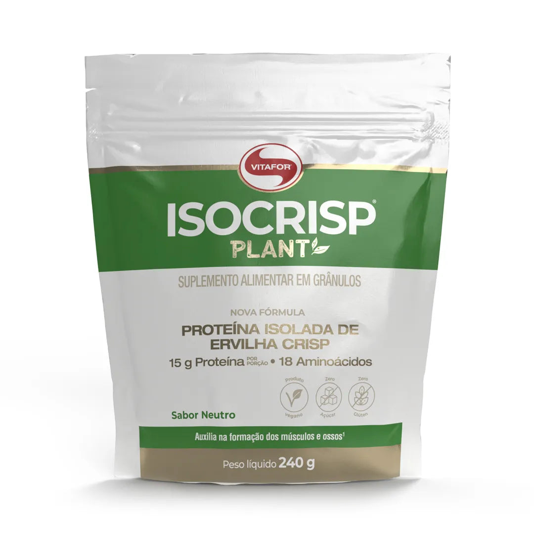 Proteína Isolada - Isocrisp plant - Pouch 240g - Vitafor - HOTBODY
