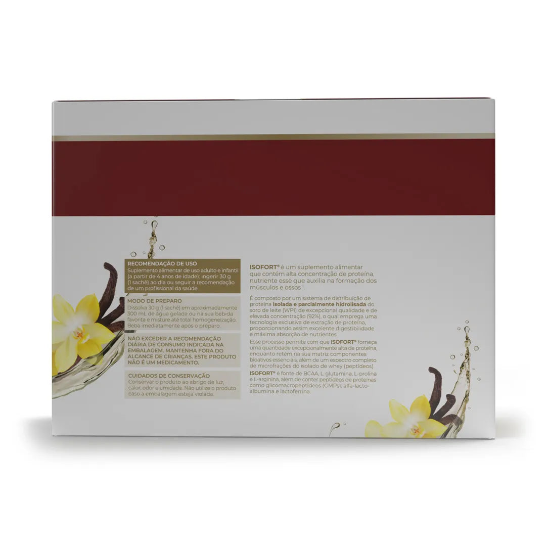 Proteína - Whey Protein - Isofort - 15 sachês 30g - HOTBODY