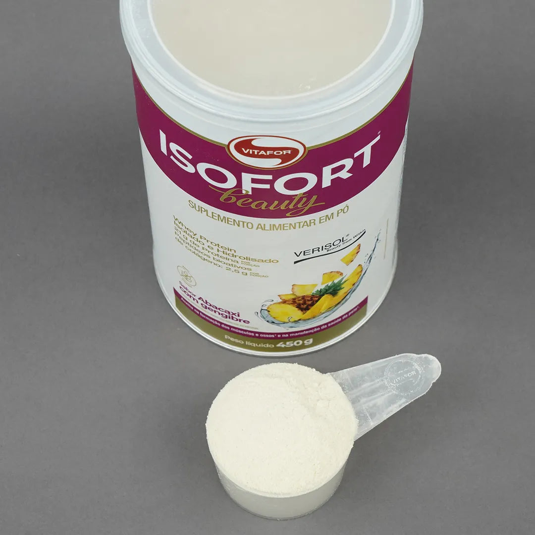 Whey Protein - Proteína - Isofort Beauty - 450g - Vitafor - HOTBODY