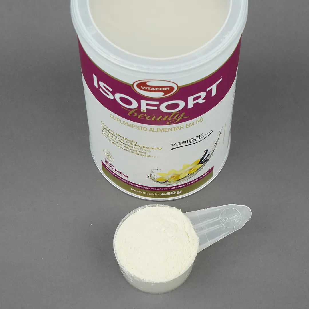 Whey Protein - Proteína - Isofort Beauty - 450g - Vitafor - HOTBODY