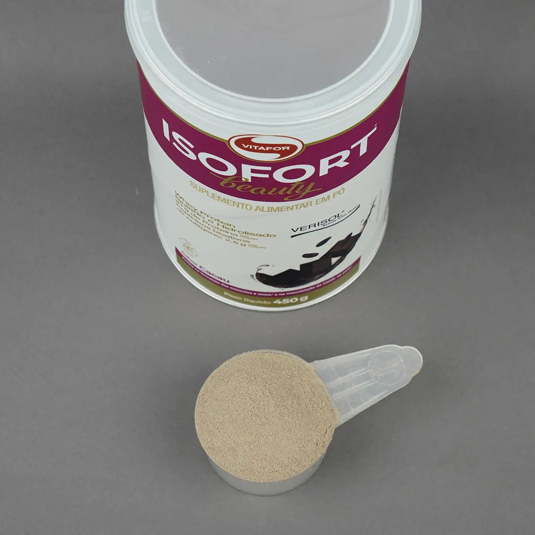 Whey Protein - Proteína - Isofort Beauty - 450g - Vitafor - HOTBODY