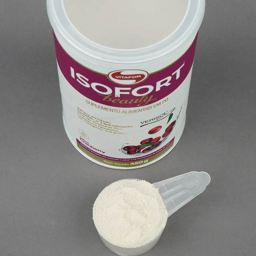 Whey Protein - Proteína - Isofort Beauty - 450g - Vitafor - HOTBODY