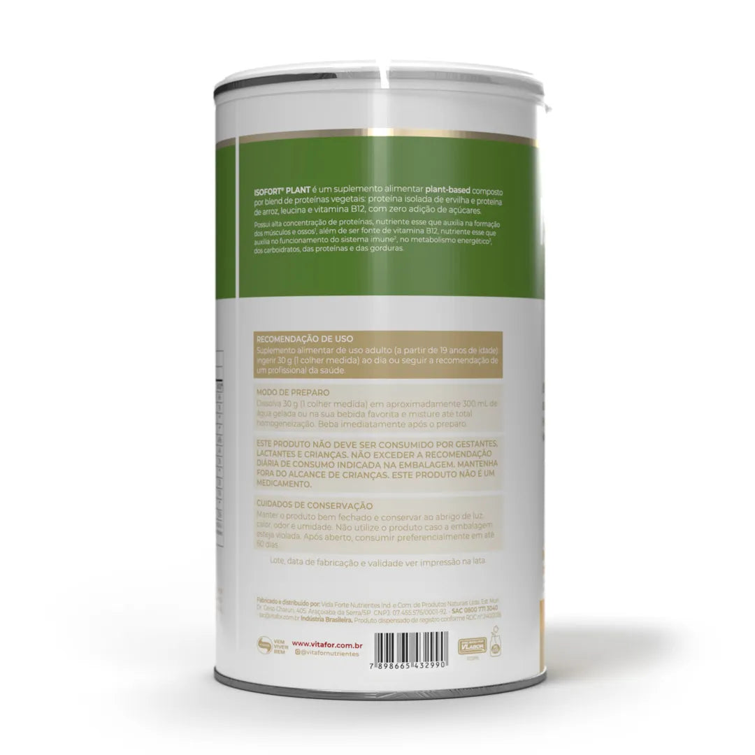 Proteína Vegetal - Isofort plant - 450g - Vitafor - HOTBODY