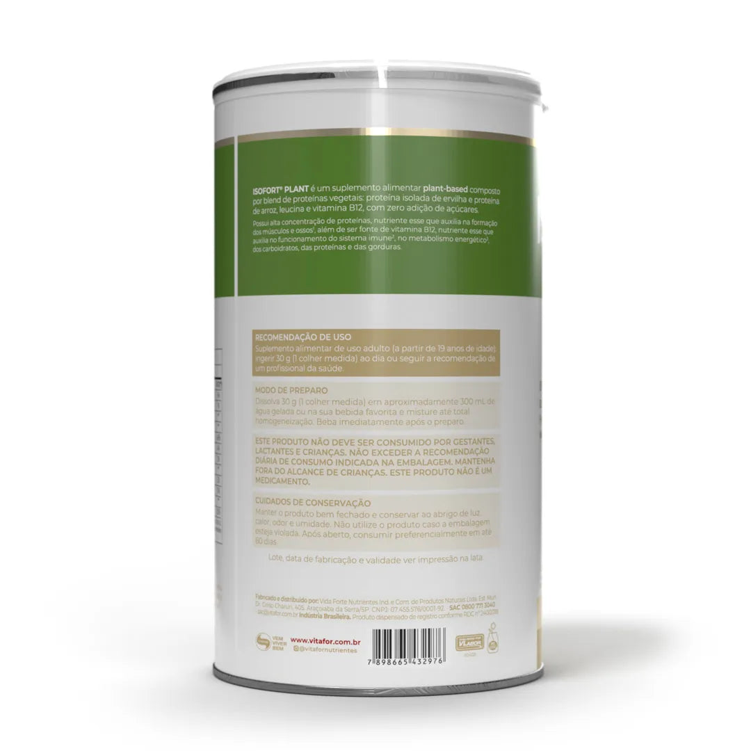 Proteína Vegetal - Isofort plant - 450g - Vitafor - HOTBODY