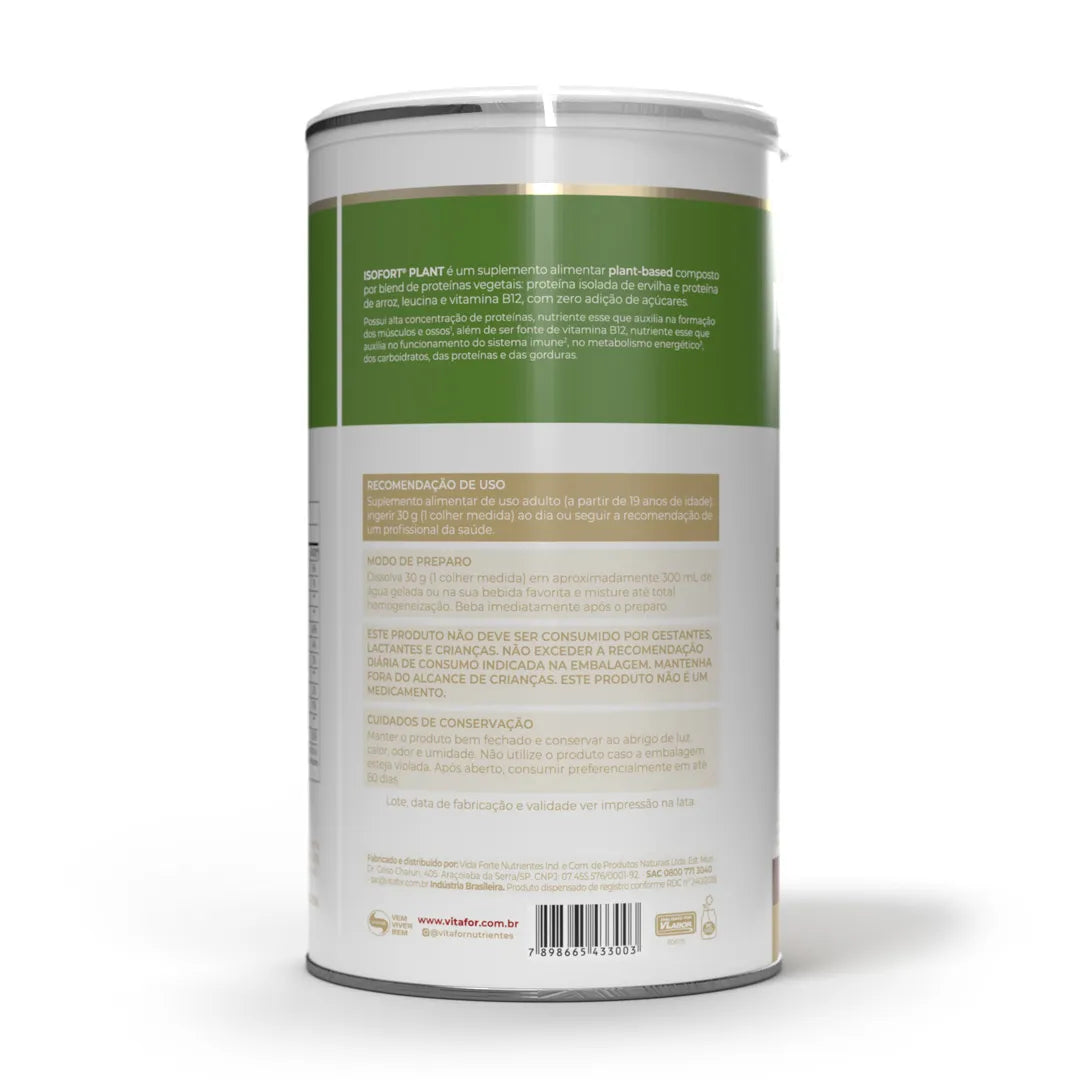 Proteína Vegetal - Isofort plant - 450g - Vitafor - HOTBODY