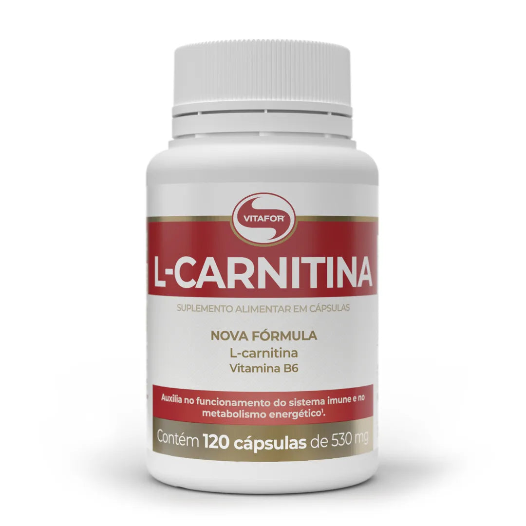 Aminoácido - L-Carnitina - Cápsulas - Vitafor - HOTBODY