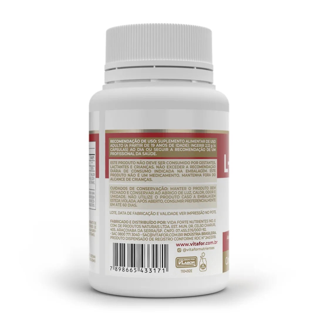 Aminoácido - L-Carnitina - Cápsulas - Vitafor - HOTBODY