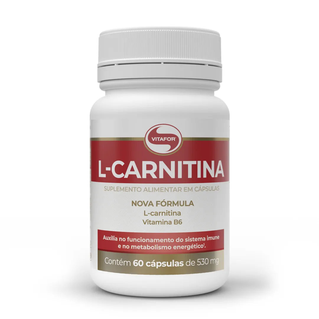 Aminoácido - L-Carnitina - Cápsulas - Vitafor - HOTBODY