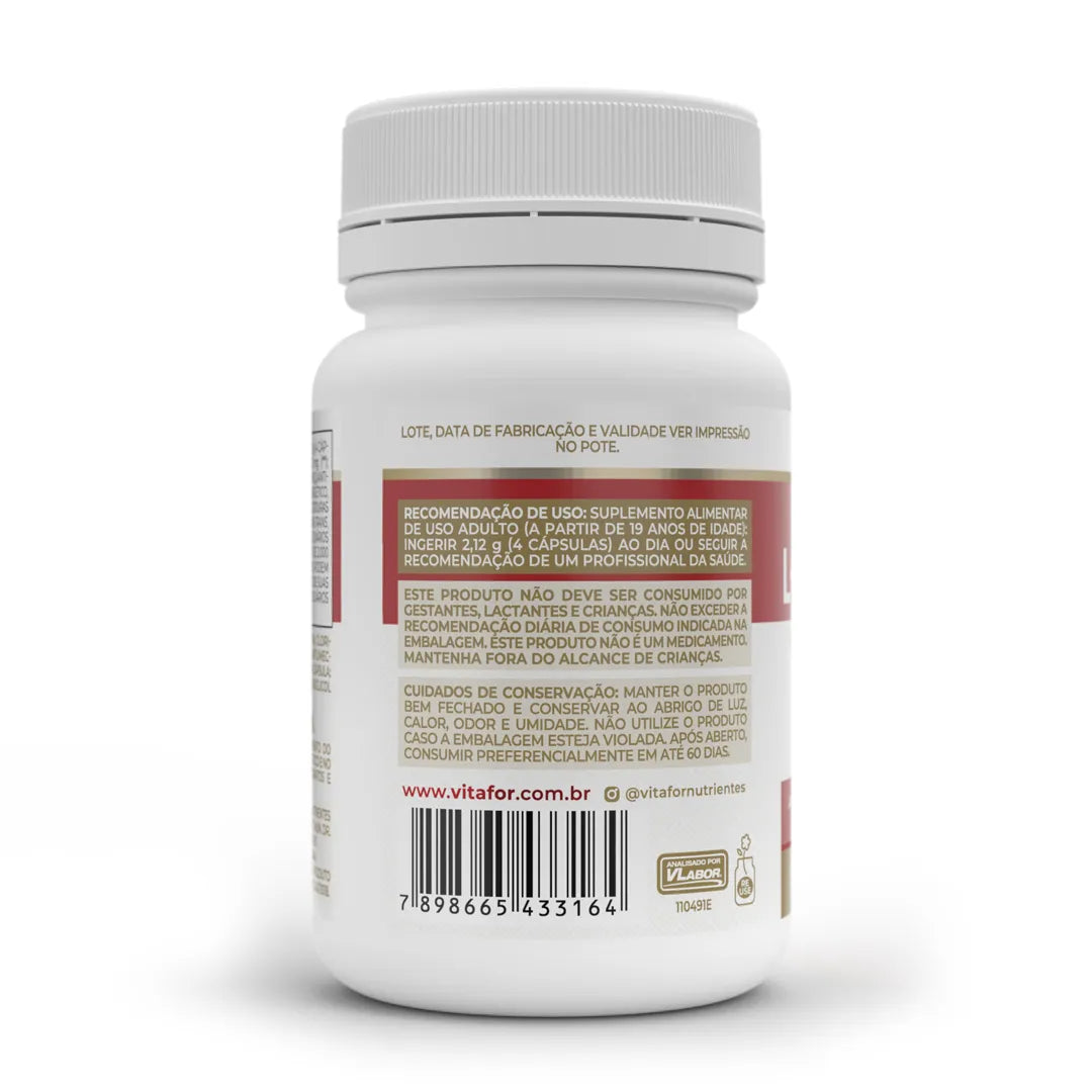 Aminoácido - L-Carnitina - Cápsulas - Vitafor - HOTBODY