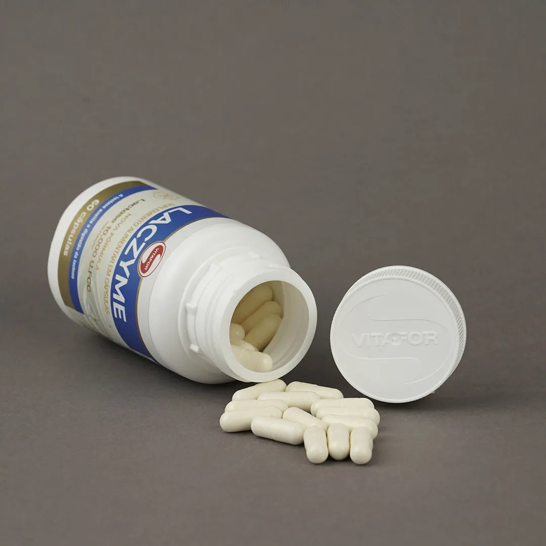 Enzima Digestiva - Laczyme - 60 cap - Vitafor - HOTBODY