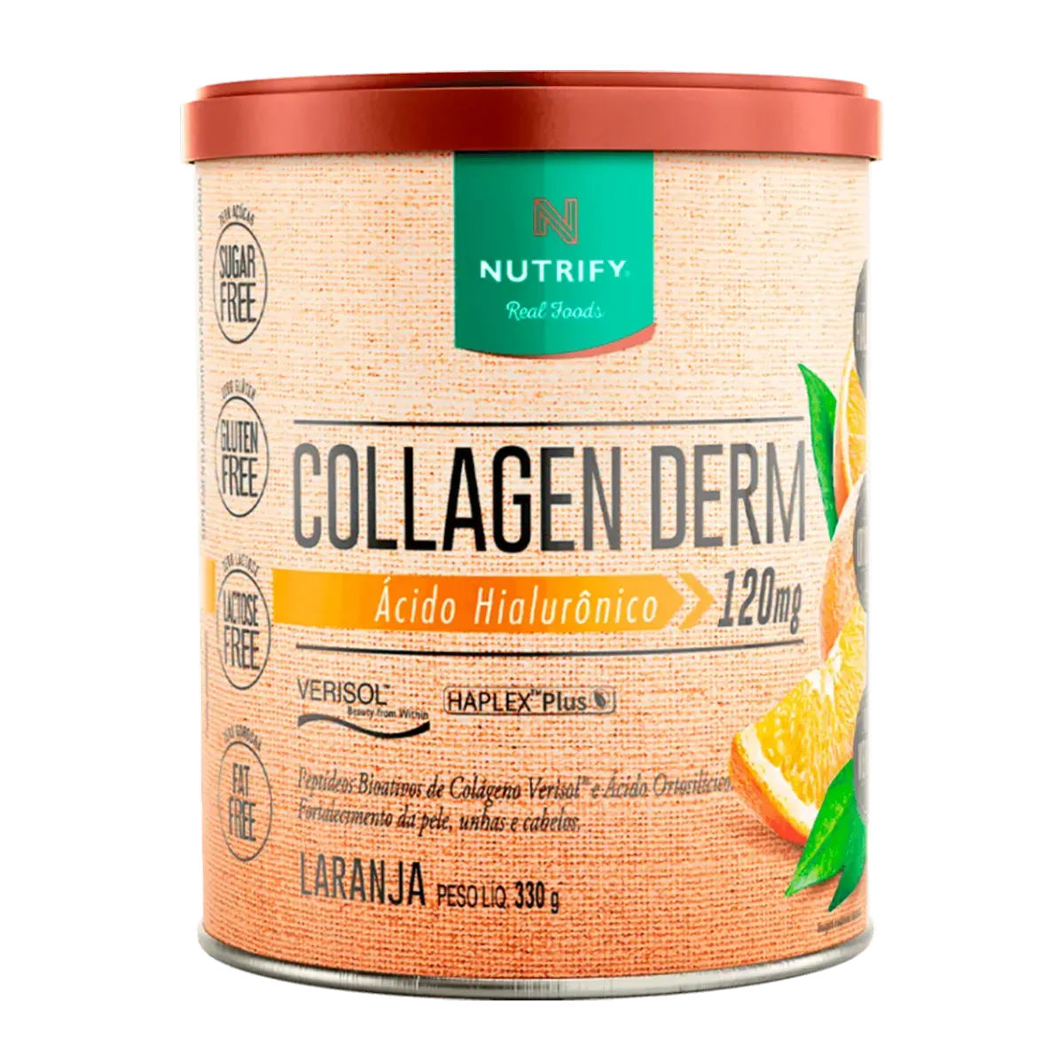 Colágeno + Ácido Hialurônico - Collagen Derm - Nutrify