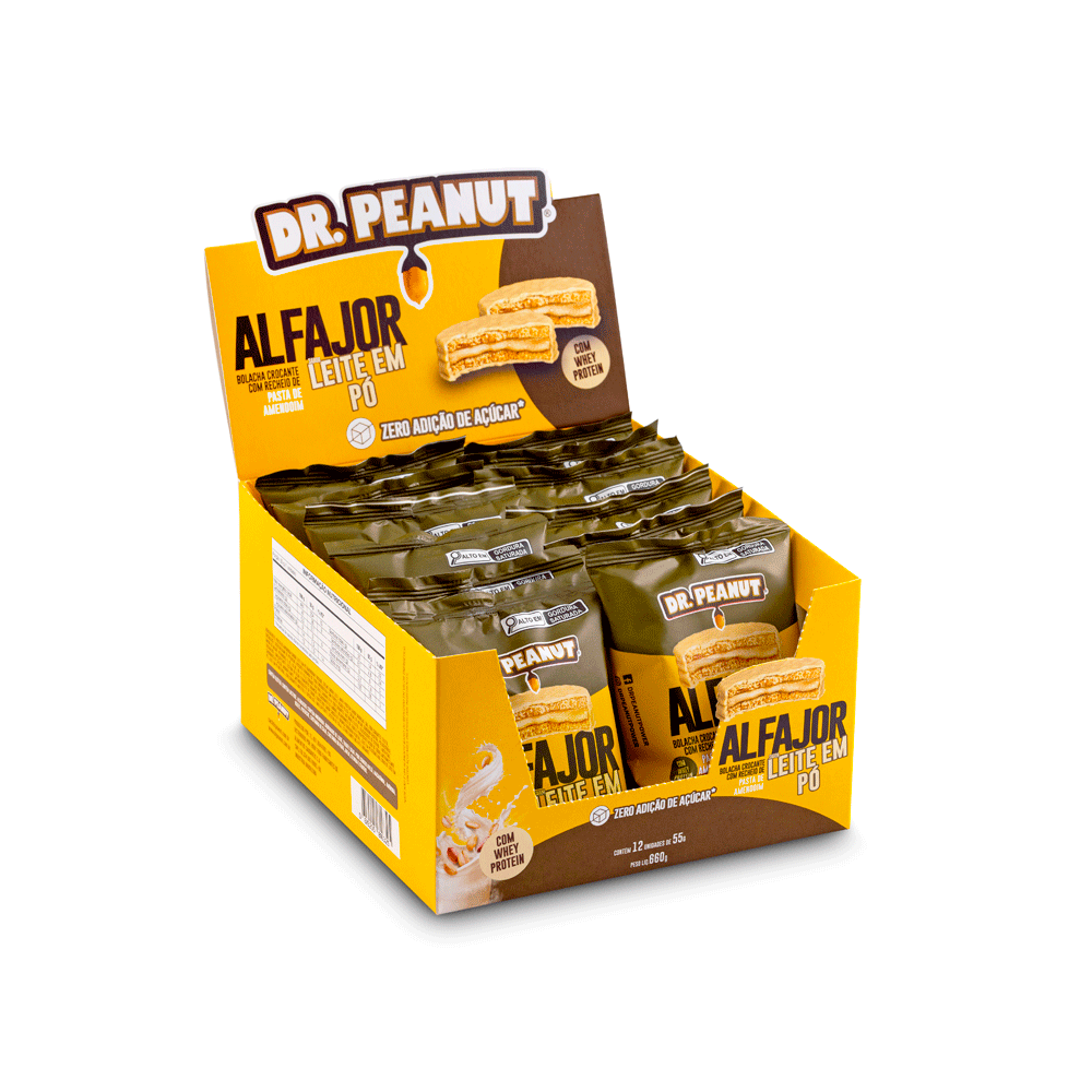 Dr.Peanut - Alfajor - Display 12un