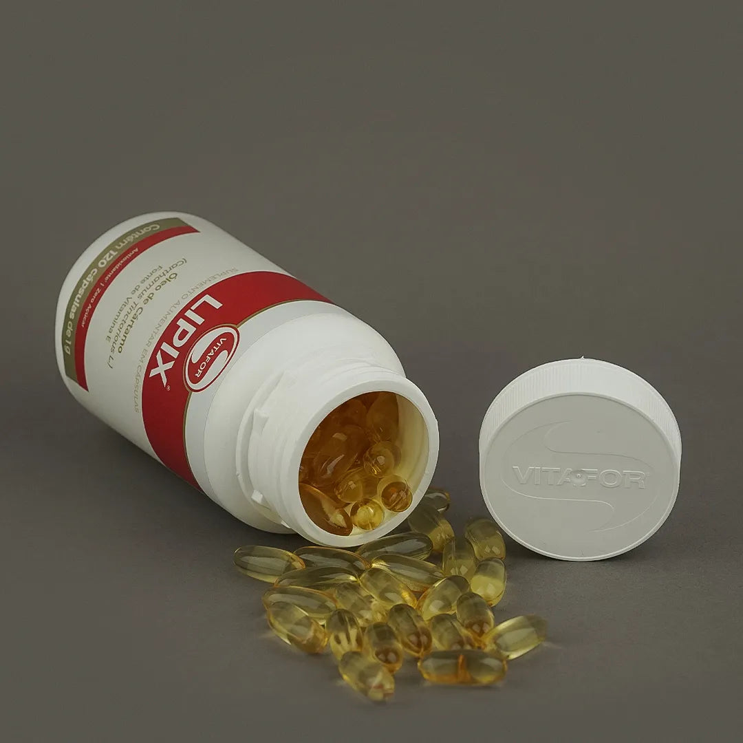 Óleo de Cártamo - Lipix - 120 caps - Vitafor - HOTBODY