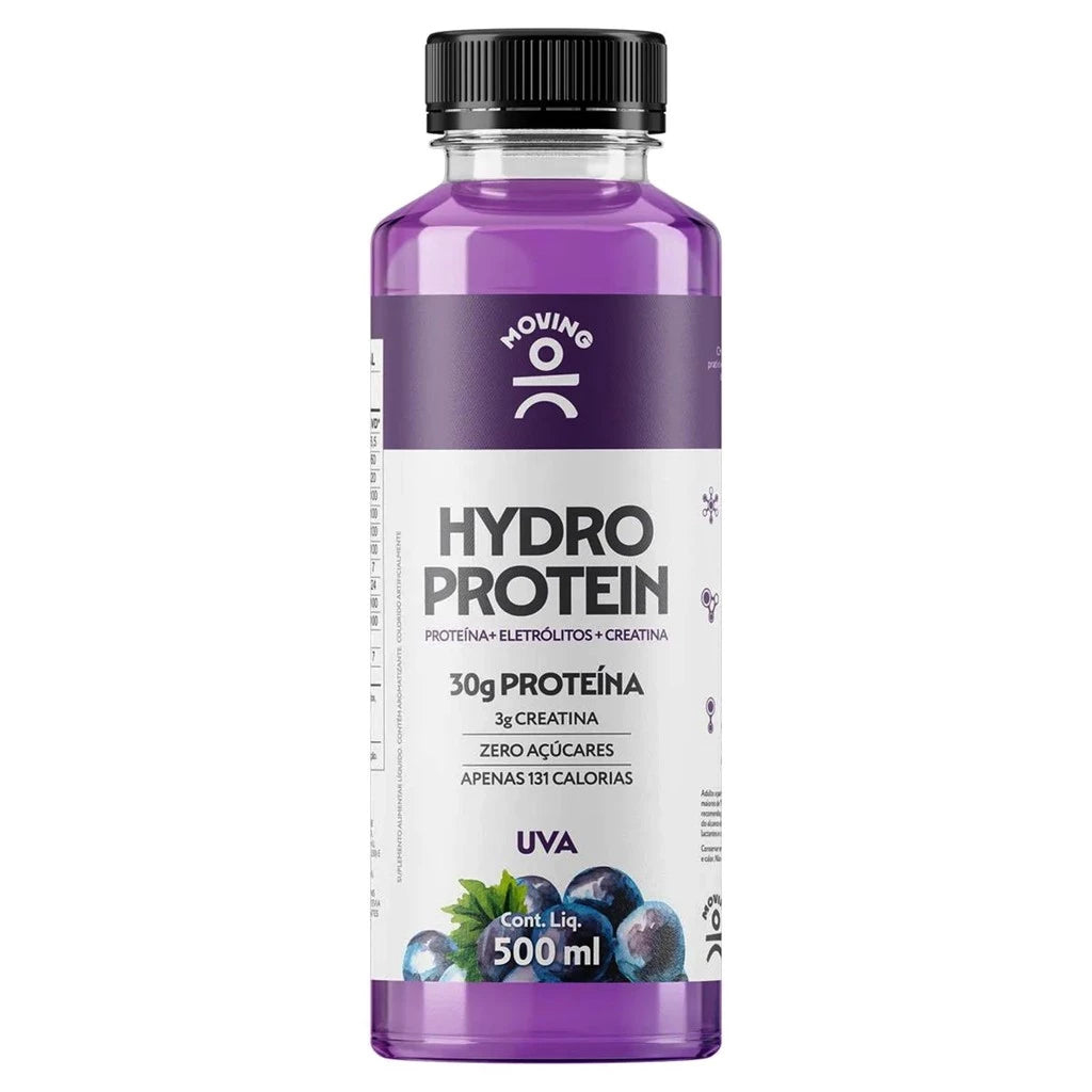 Kit 6 Bebidas Proteicas - Moving Hydro Protein 500ml - MOVING