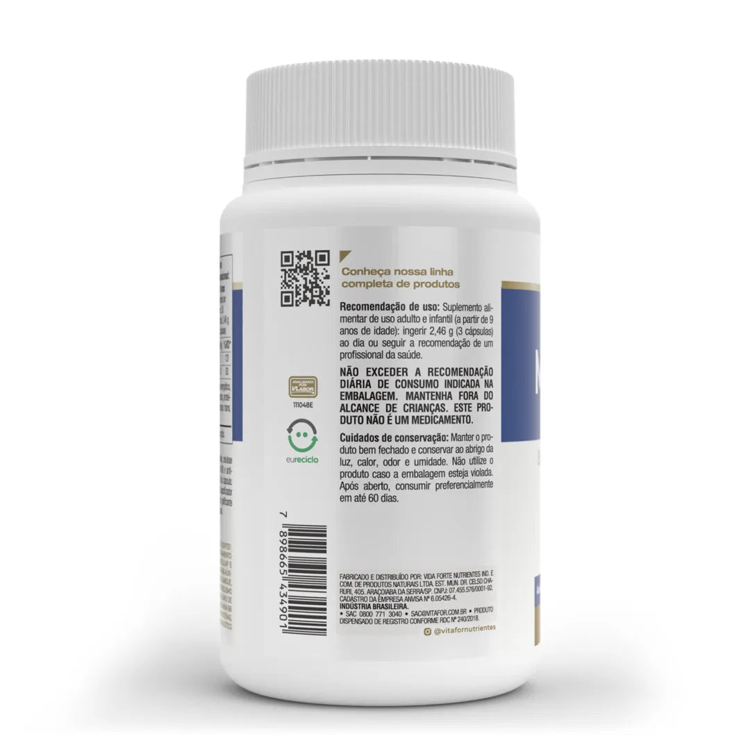 Suplemento Alimentar - Magnésio Plus - 90 Cápsulas - Vitafor - HOTBODY