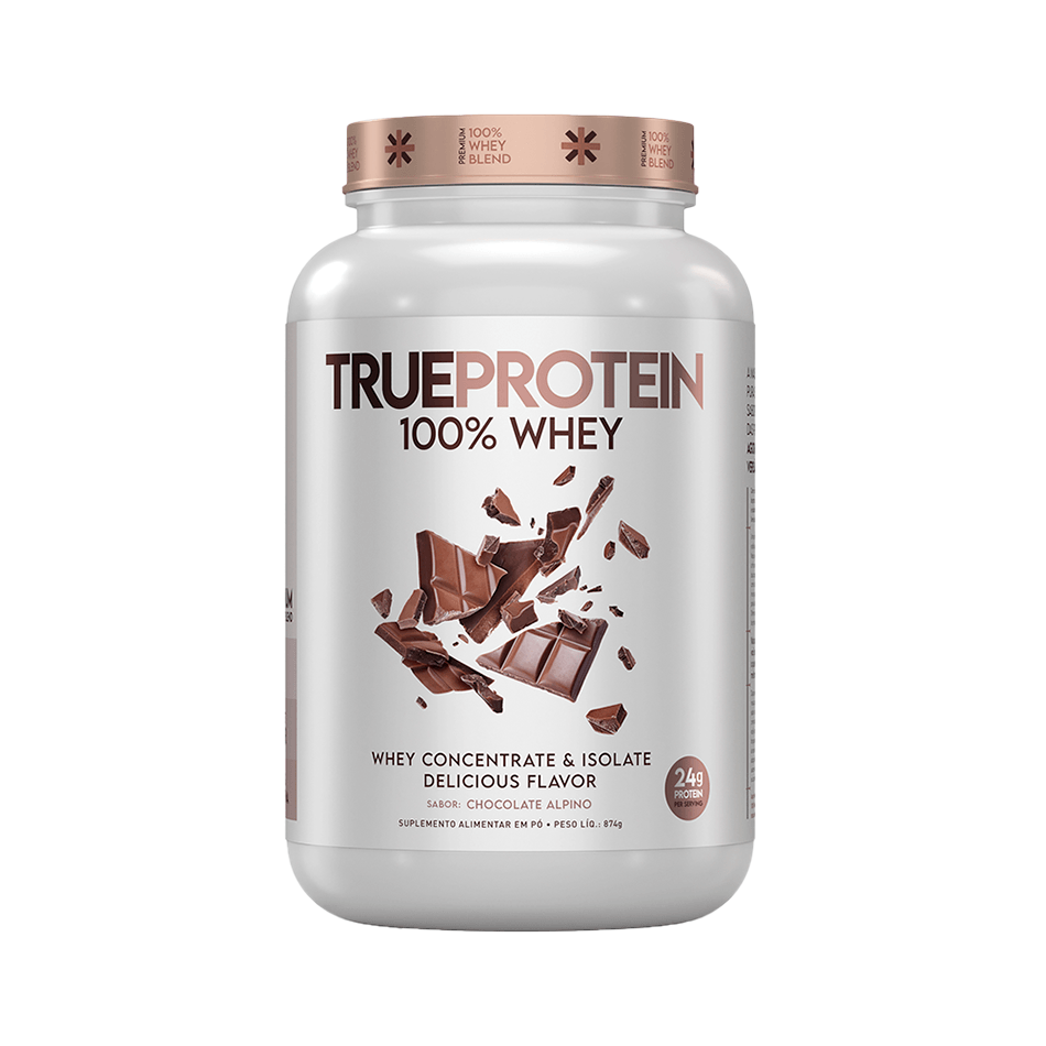 Proteína - TRUE PROTEIN 100% WHEY Concentrado e Isolado - True Source - HOTBODY