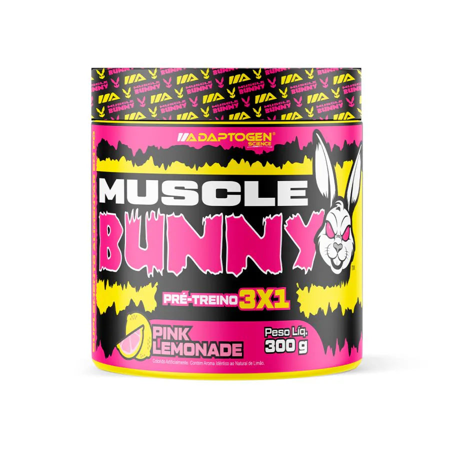 Pré Treino - Muscle Bunny 3x1 - Adaptogen - HOTBODY