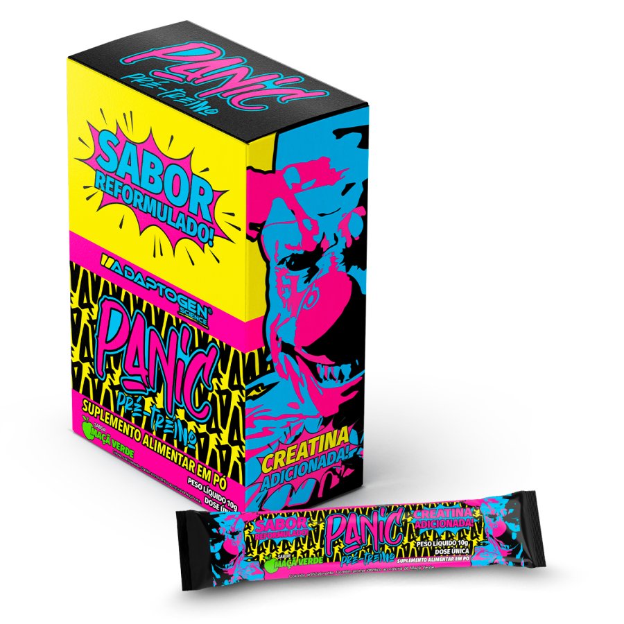 Panic Pré-treino Pack com 20 Sachês