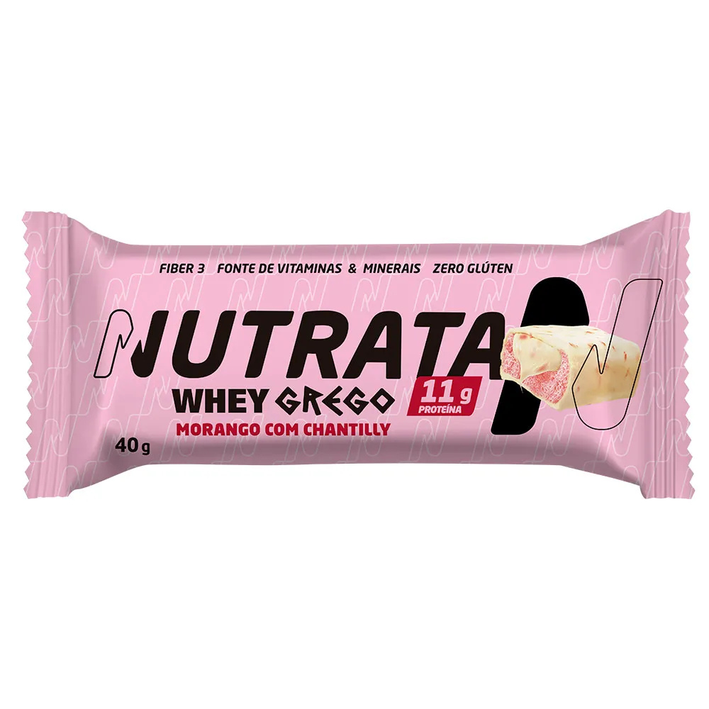 Barra de Proteína - Whey Grego Bar - Display 12un - Nutrata