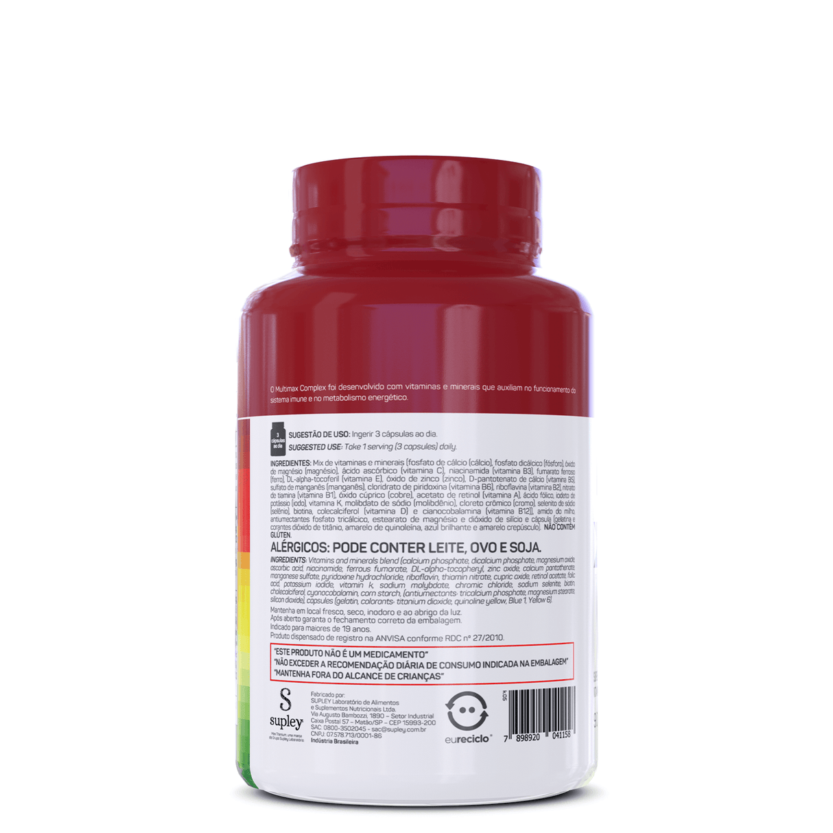 Multivitamínico - Multimax Complex - Max Titanium - HOTBODY