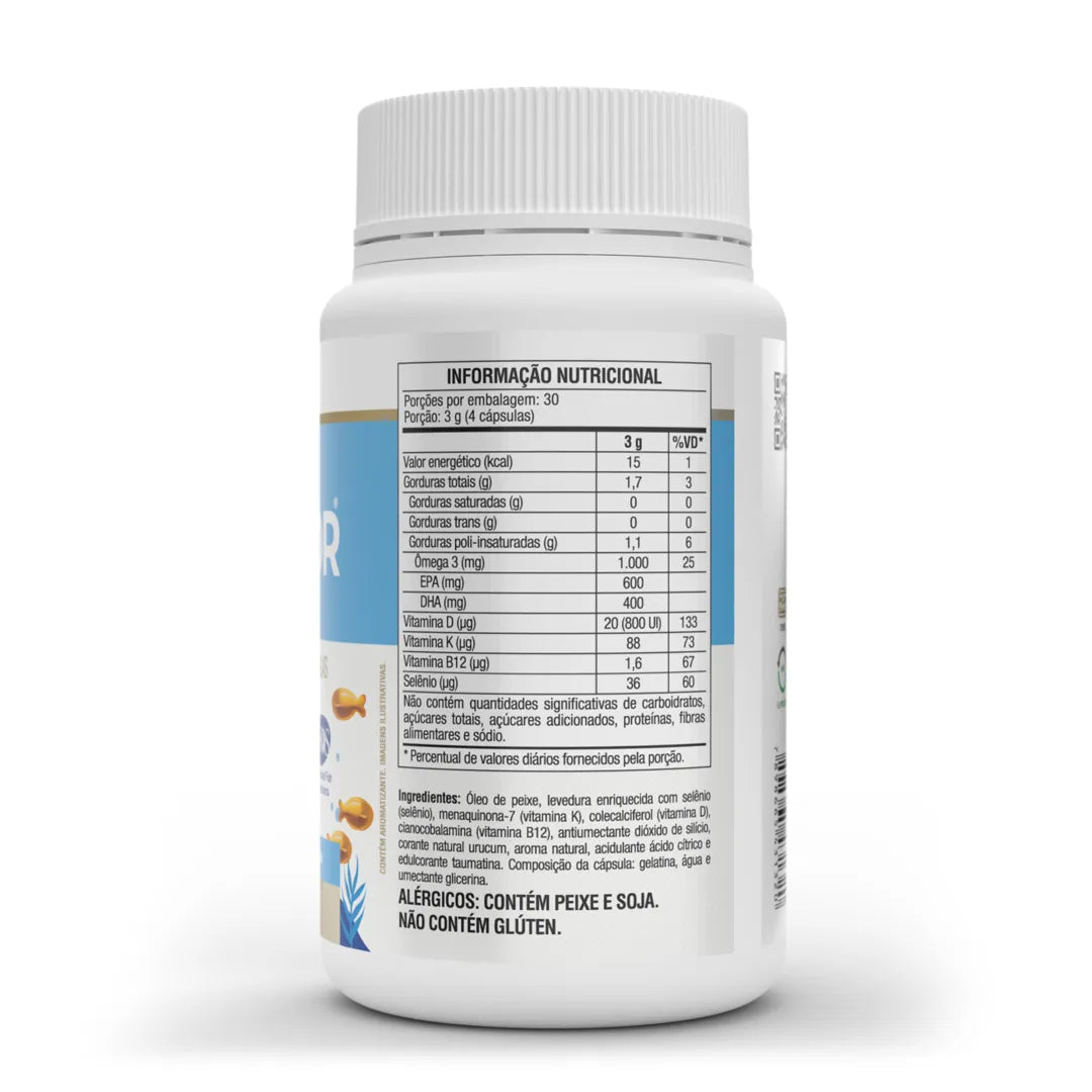 Ômega 3 - Omegafor Family - Cápsulas - Vitafor - HOTBODY