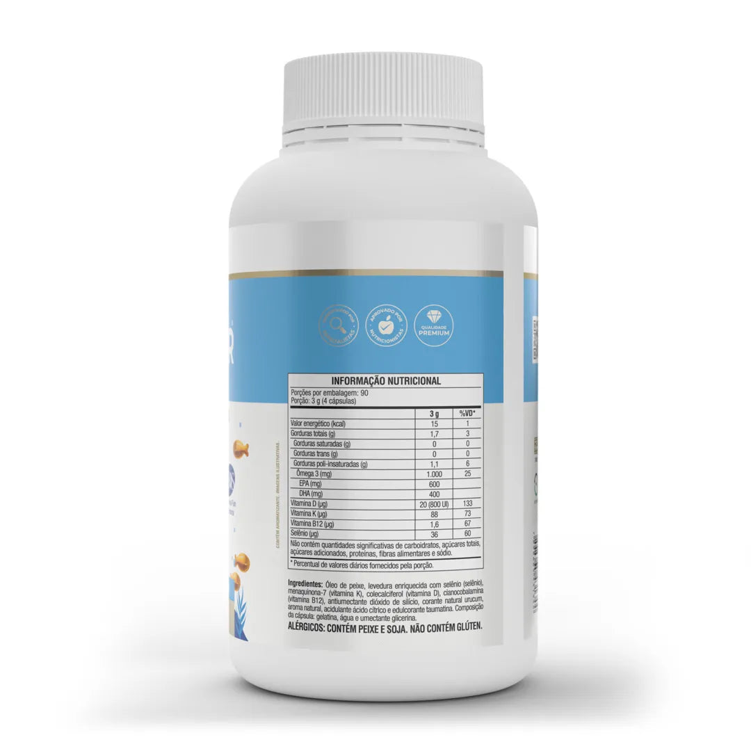 Ômega 3 - Omegafor Family - Cápsulas - Vitafor - HOTBODY