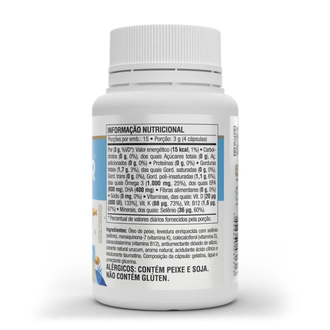 Ômega 3 - Omegafor Family - Cápsulas - Vitafor - HOTBODY