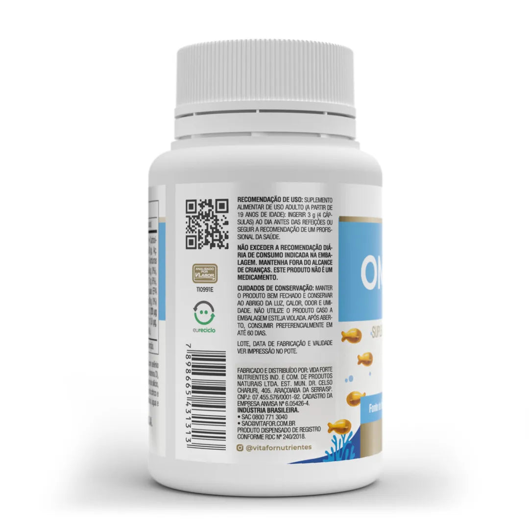 Ômega 3 - Omegafor Family - Cápsulas - Vitafor - HOTBODY