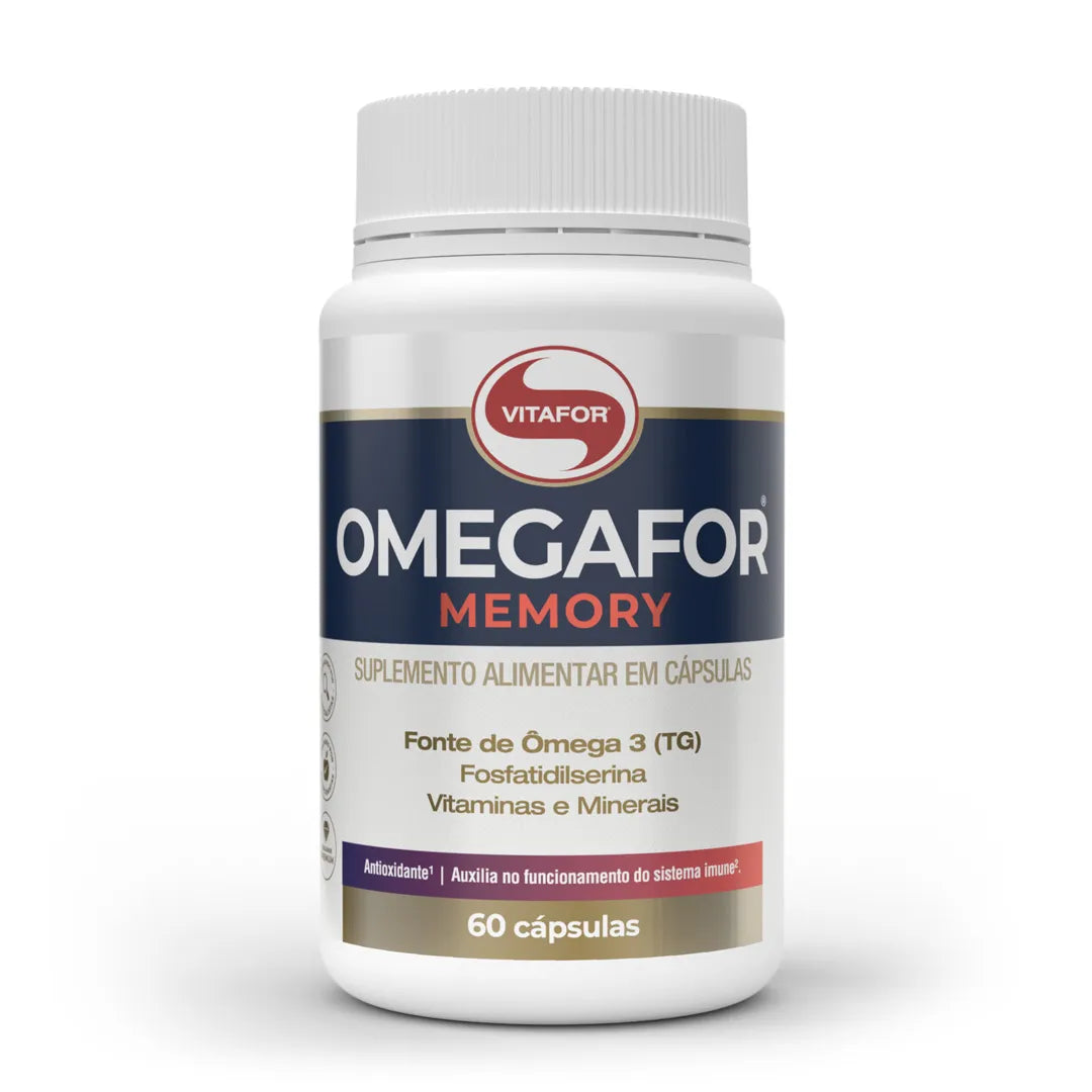 Ômega 3 - Omegafor Memory - 60 Cápsulas - Vitafor - HOTBODY