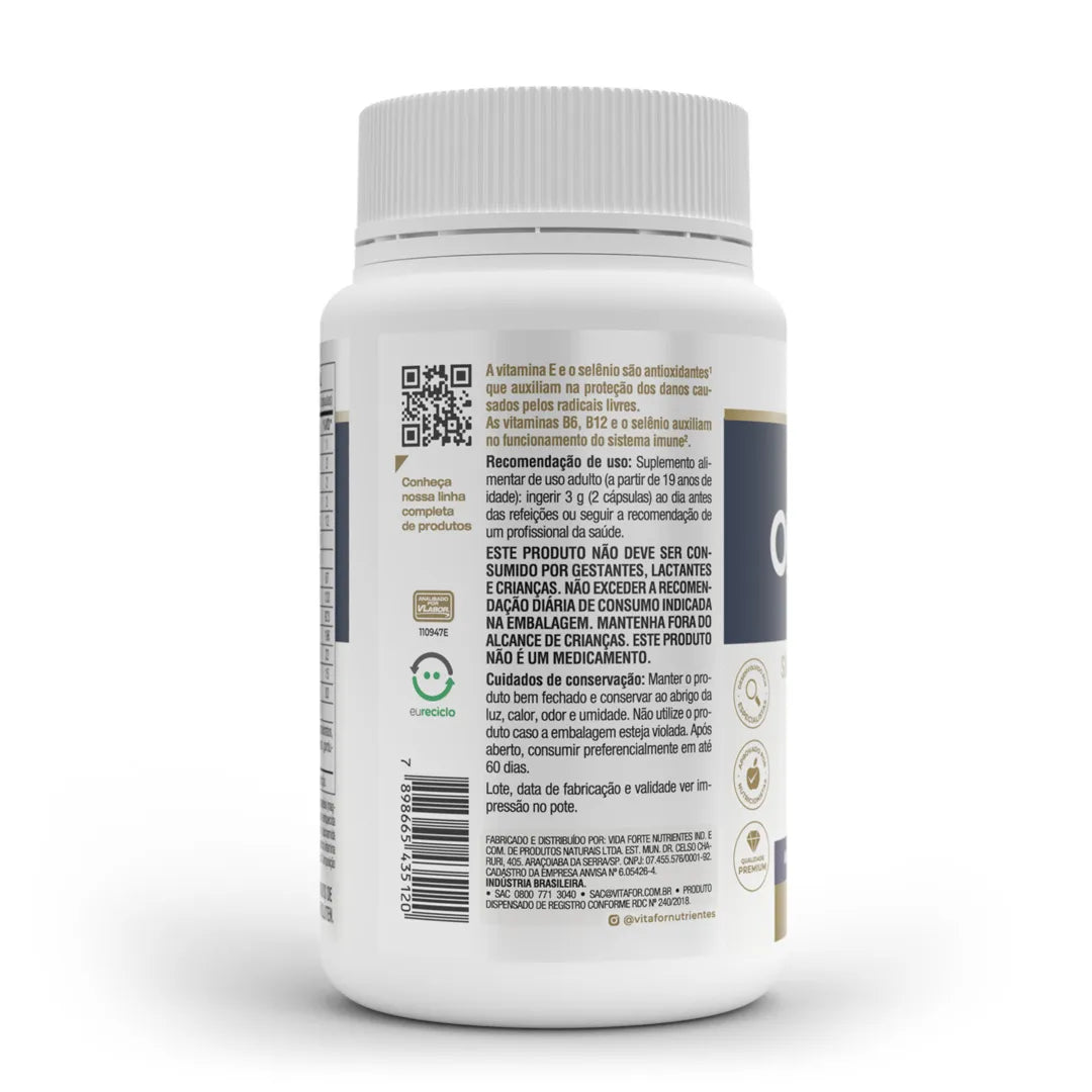 Ômega 3 - Omegafor Memory - 60 Cápsulas - Vitafor - HOTBODY