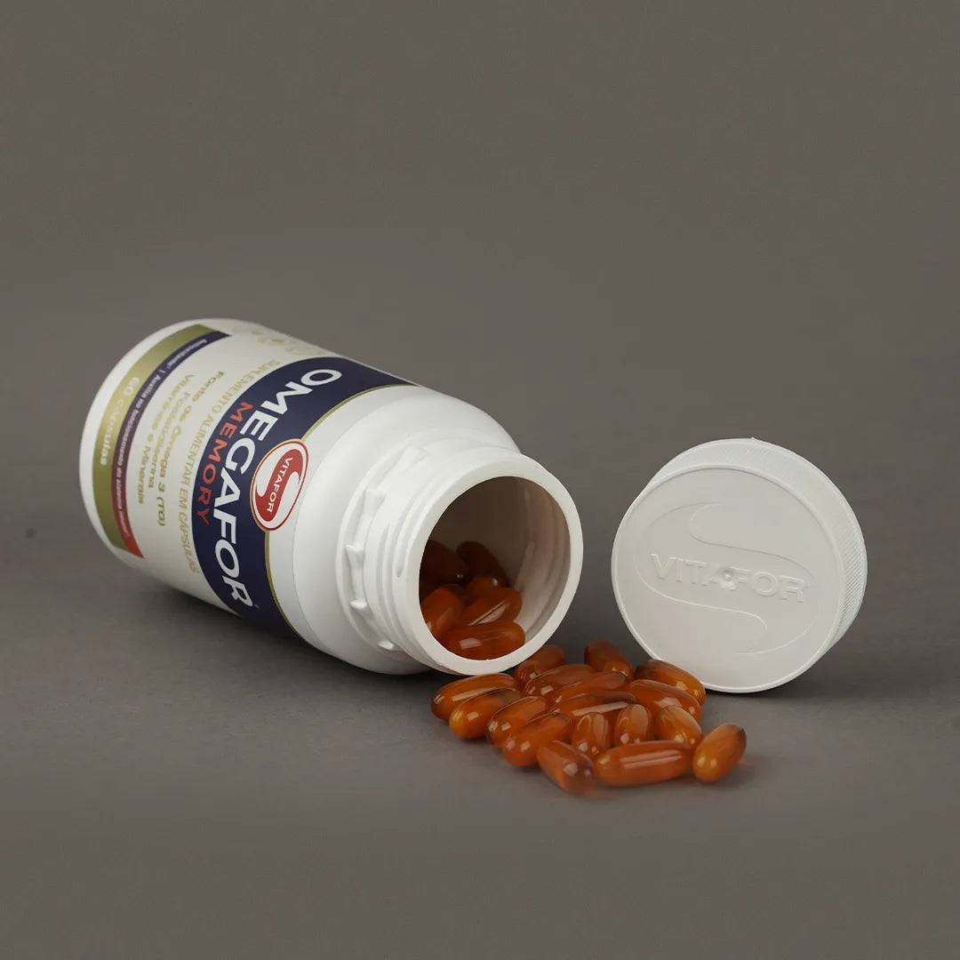 Ômega 3 - Omegafor Memory - 60 Cápsulas - Vitafor - HOTBODY