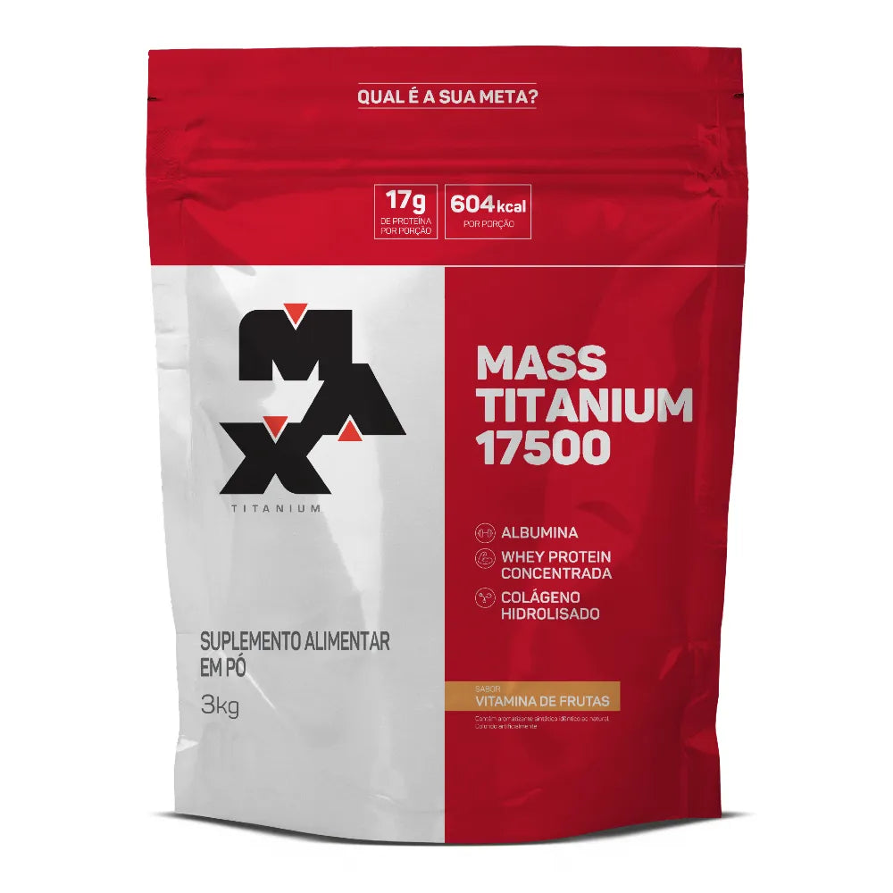 Hiper Calórico - Mass Titanium 17500 - Refil - Max Titanium