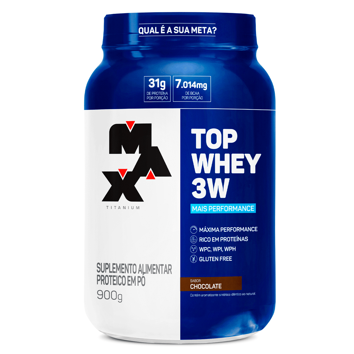 Whey Protein - Top Whey 3W Mais Performance - Max Titanium - HOTBODY