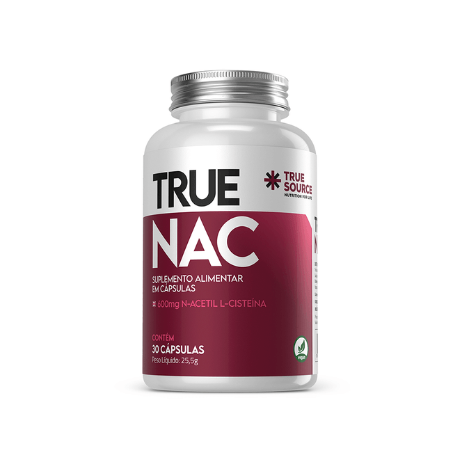Aminoácido - TRUE NAC - 30 cápsulas - True Source