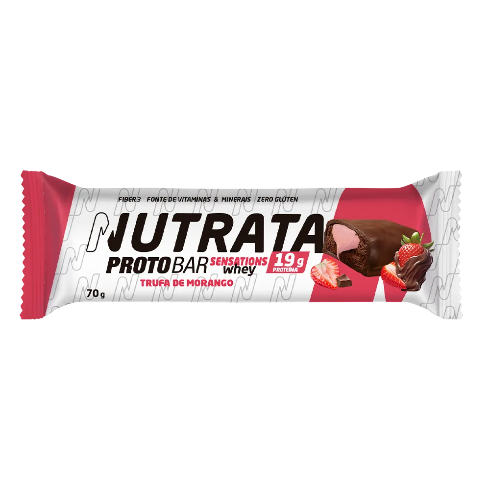 Barra de Proteína - ProtoBar Whey Display 9un - Nutrata