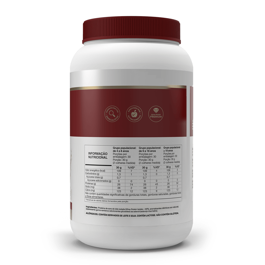 Proteína - Whey Protein Isolado - Isofort - 900g - Vitafor - HOTBODY