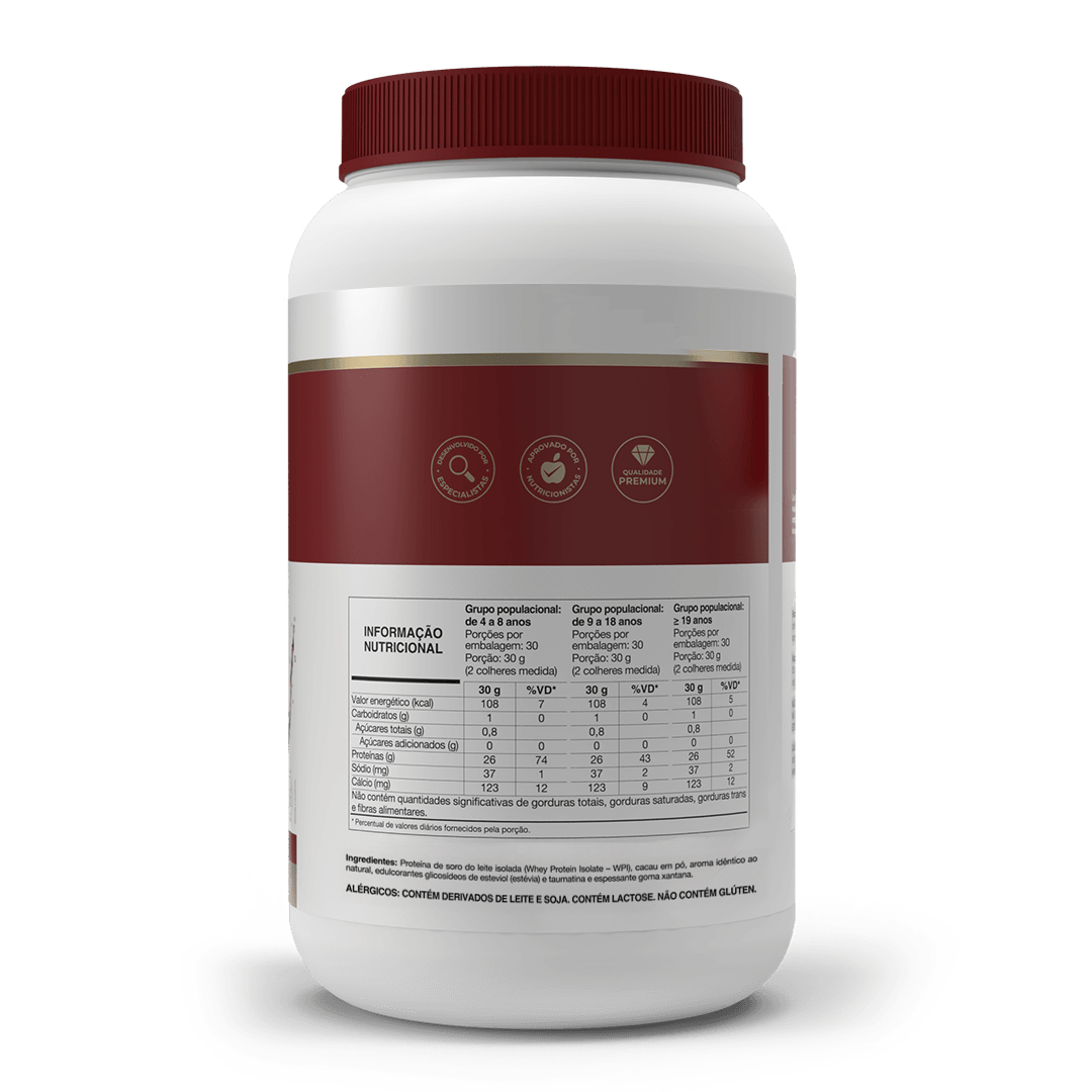 Proteína - Whey Protein Isolado - Isofort - 900g - Vitafor - HOTBODY