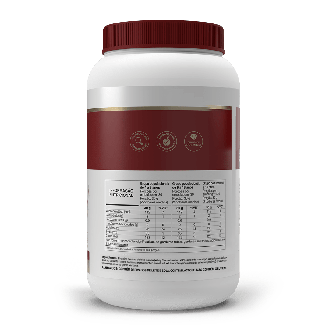 Proteína - Whey Protein Isolado - Isofort - 900g - Vitafor - HOTBODY