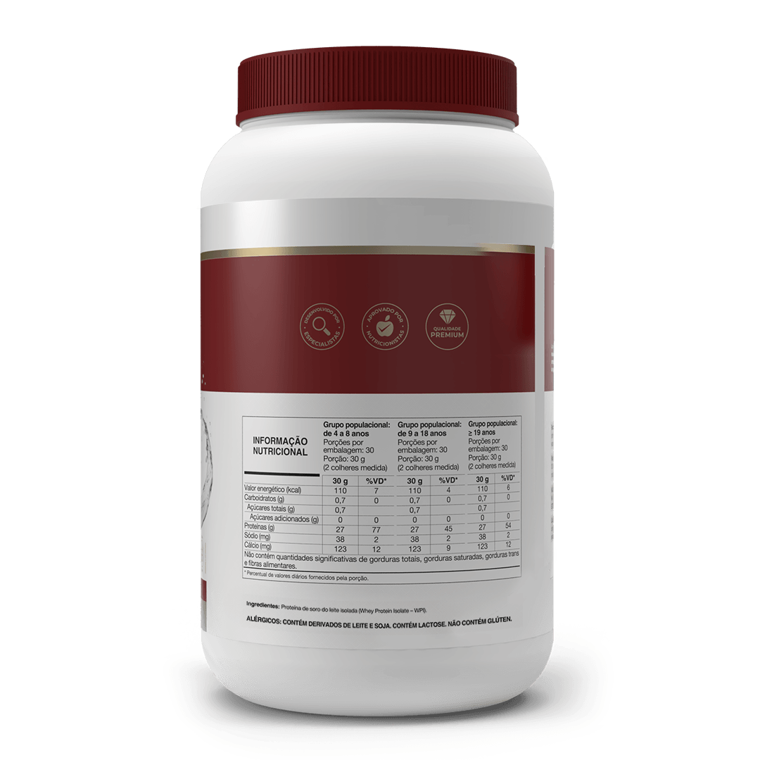 Proteína - Whey Protein Isolado - Isofort - 900g - Vitafor - HOTBODY