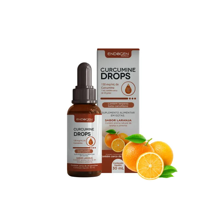 Curcumine Drops Endogen – Cúrcuma Líquida com Alta Absorção para Alívio de Dores, Inflamação e Imunidade 🌿💧🧠