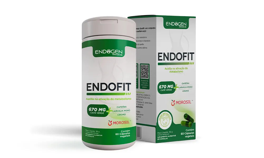 Endofit Endogen – Energia Celular, Desempenho e Foco com CoQ10, Carnitina, Magnésio e Vitaminas ⚡🧠💊