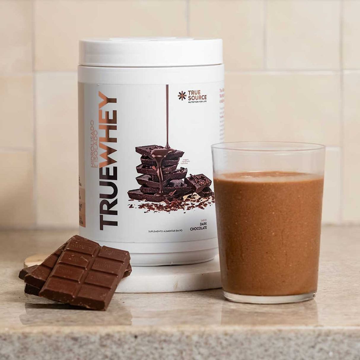 Proteína - True Whey Protein Isolado e Hidrolisado - True Source