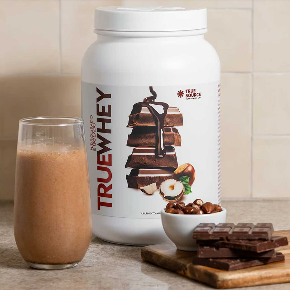 Proteína - True Whey Protein Isolado e Hidrolisado - True Source