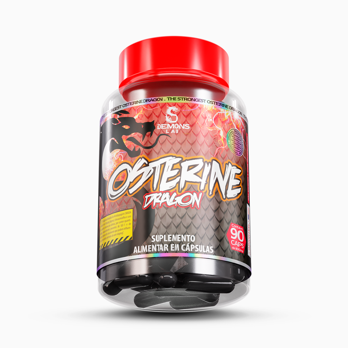 Pré-Hormonal - Osterine Dragon 90 caps - Demons Lab